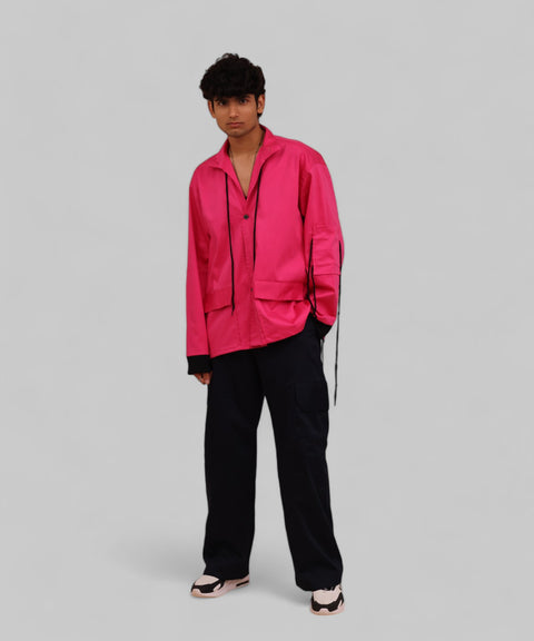 Heavy Cotton Candy Pink Shacket